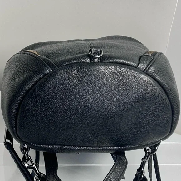 Rebecca Minkoff Julian Mini Convertible Backpack adjustable straps Black NWT - Picture 15 of 16